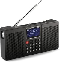 Raddy RD33 hordozható DAB/DAB+ digitális rádió, MP3 lejátszóval és Bluetooth-szal 1