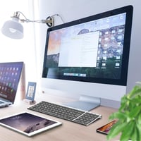 iClever BK10 Bluetooth Billentyűzet Vezeték Nélküli Töltöthető 3 Csatorna iOS Android Windows 7