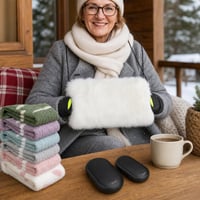Zimski set za šetnju: 1x muff + 1x rukavice + 6 pari čarapa + 2x grijač 1