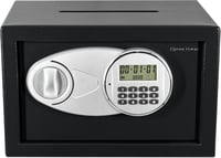 Genie Hand Elektronikus Széf Bedobónyílással - B Zár - Szürke Acél Falra Szerelhető Páncélszekrény Visszapattanás Gátló Technológiával (Kics 4