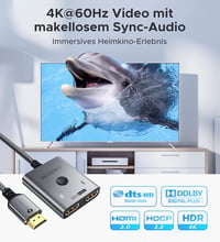 WARRKY 4K HDMI Switch 2 bemenet 1 kimenet - 60Hz, 144Hz, PS5/Xbox kompatibilis 4
