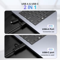 Qhou 4 Portos USB 3.0 Hub - Gyors Adatátvitel, USB-C Csatlakozás 2
