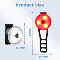 Aicharynic USB-s LED lámpa babakocsira - 4 db, 3 fényeffekt, vízálló 5