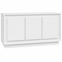 Comodă vidaXL Alb 102x35x55 cm PAL — defect, funcționează parțial: traversă și panou din spate deteriorate (stare: vezi a doua imagine) 1
