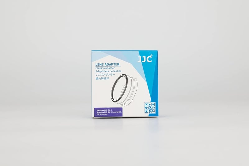 RICOH GR III JJC GA-1 Objektív Adapter Széles Látószögű Konverterhez, 49mm Szűrő Kompatibilis