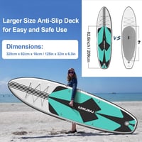 Rolimate SUP Deszka Szett - Vastag, Strapabíró Állópaddleboarddal és Kiegészítőkkel 3