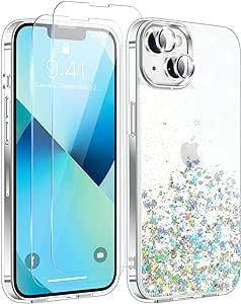 iPhone 13 Csillogó Glitteres Védőtok 6.1 Hüvelykes Kijelzőhöz