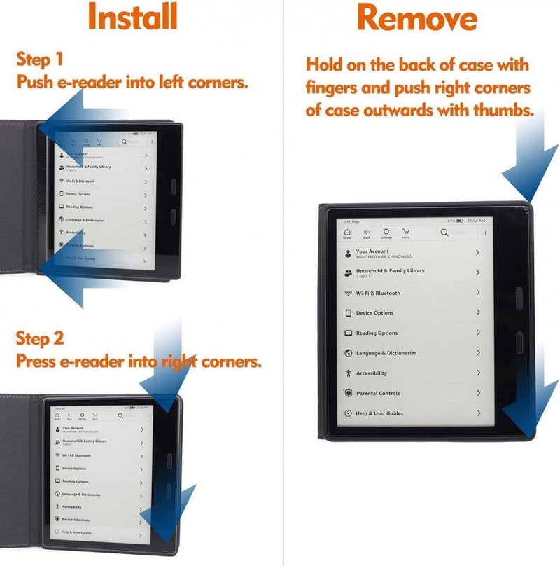 DBCOAST Rózsaszín E-Reader Tok 10. és 9. Generációs Kindle-hez, Automata Alvás Funkcióval
