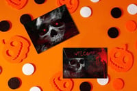 Halloween Parti Meghívó Szett - 12 db Rémisztő Kártya 5