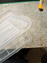 Cutie de depozitare ermetică din plastic Iris Ohyama DDAT-LD 70L, 3 bucăți, transparentă, stivuibilă — fără capacele ușor crăpate (stare: vezi imaginea 2) 3