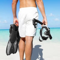 KUYOU Snorkel szett felnőtt búvármaszk teljes száraz rendszer szivárgásmentes, L/XL EU (41-47) 15
