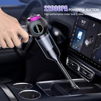 DiliDala Vezeték Nélküli Kézi Porszívó 22000PA - 3 Sebességű Autós Porszívó HEPA Szűrővel, Fúvó Funkcióval, Billentyűzet, Kanapé, Autó Tiszt 3