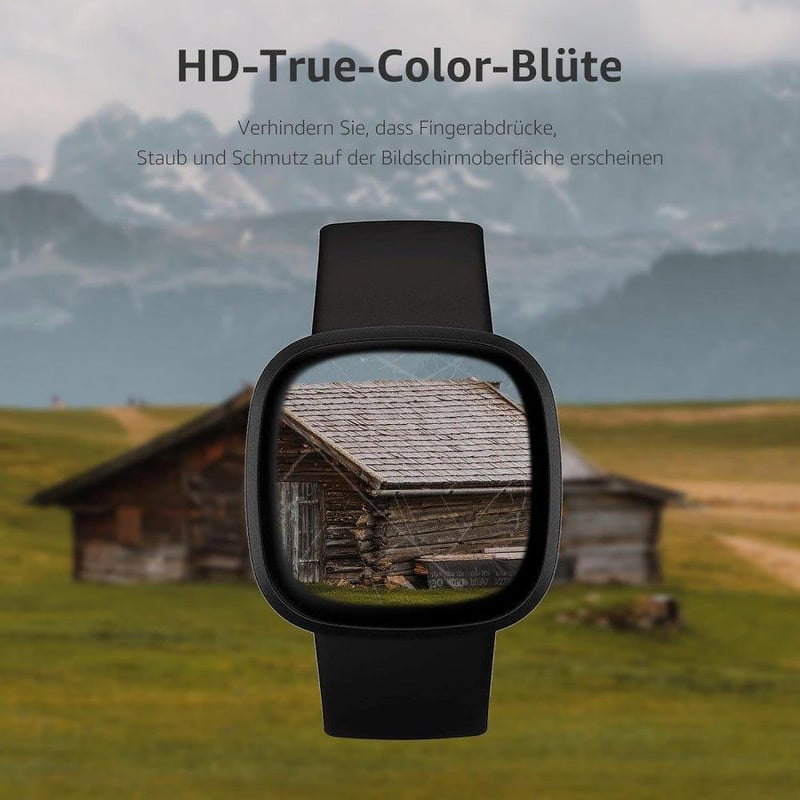 Fitbit Versa 2/4 Vízálló HD Képernyővédő Fólia 4db - Újracsomagolt