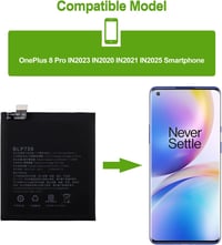 OnePlus 8 Pro akkumulátor csere készlet - SwarKing kompatibilis BLP759 akku 7