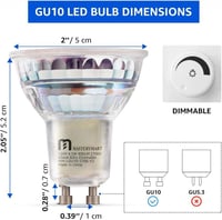 GU10 Dimmelhető LED Spotlámpa 4.5W, 50W Egyenértékű - MASTERY MART 2