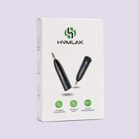 HVMLAK Bluetooth 5.3 AUX adapter autóba, erős mikrofonnal, fém burkolattal 7