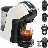 KOTLIE EM-308A 5-in-1 Kávéfőző 19 Bar Nyomással, Többféle Kapszulához (NES/DG), Automatikus Kikapcsolással, Kivehető Tartállyal, Fehér 2