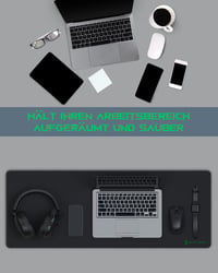 Black Shark XL Vízálló Gamer Egérpad Csúszásmentes Gumitalppal 6