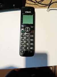 VTech CS2000 DECT bezdrôtový domáci telefón s identifikáciou volajúceho, čierny – nefunkčný, na súčiastky (stav: pozri 2. obrázok) 3