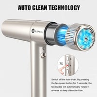 slopehill Hajszárító Kefe Nélküli Motorral - 2000W, LED Kijelző, Ionos Technológia, 268g Szuperkönnyű, 3 Hőfokozat, Automata Tisztítás, Pezs 5