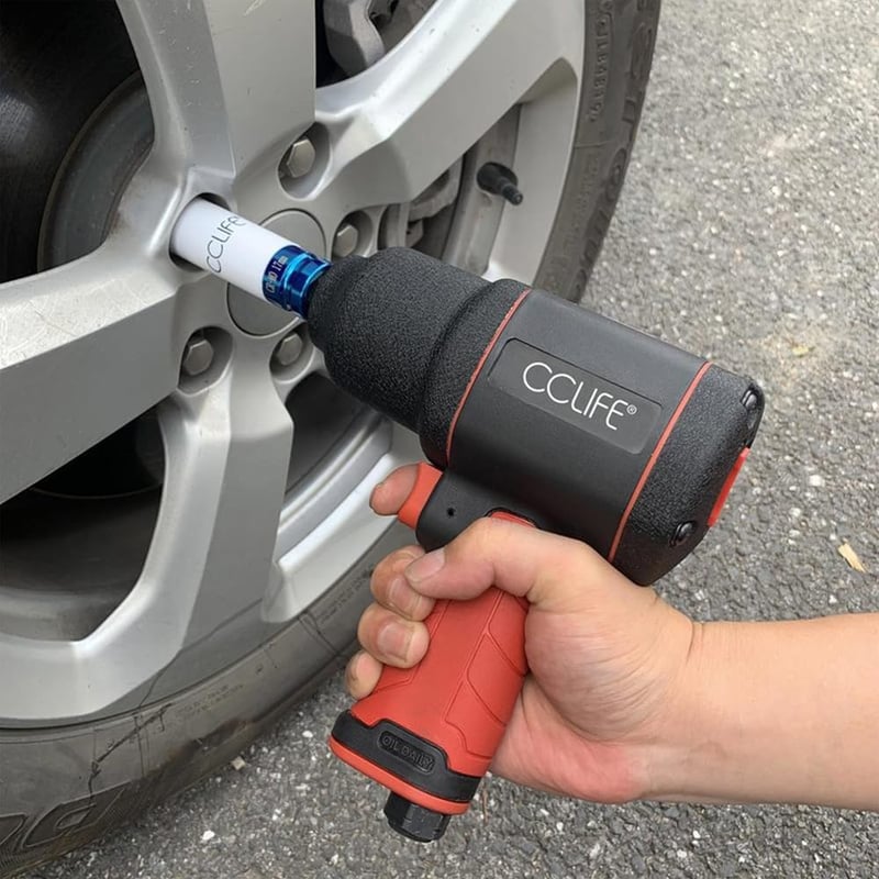 CCLIFE 3 részes dugókulcs készlet 1/2" krómacél - 17, 19, 21 mm méretű alufelni védőbetétekkel, 78 mm hosszú, ütvecsavarozóhoz és nyomatékku