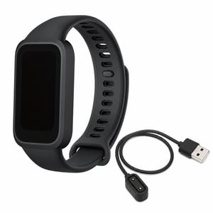 Brățară inteligentă Xiaomi Smart Band 9 Active neagră — defectă — defectă, pentru piese: ecran tactil nefuncțional (stare: vezi a 2-a poză)