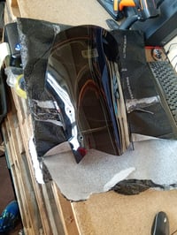 Parbriz Touring Puig 3727F pentru Yamaha Ténéré 700, aerodinamică optimizată, fumuriu închis — suprafață zgâriată (stare: vezi a 2-a poză) 2