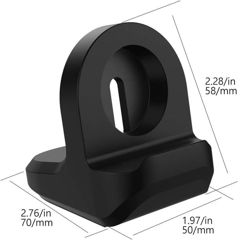 MoKo Töltőállomás Samsung Galaxy Watch 4/4 Classic/3/Active 1/2 Okosórákhoz - Hordozható Szilikon Tartó, Csúszásmentes Töltőállvány