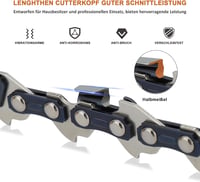 Einhell, Oregon kompatibilis fűrészlánc szett, 35cm, 3db, alacsony visszarúgású 3