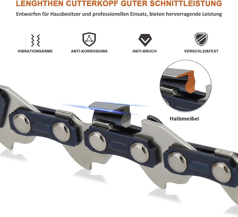 Einhell, Oregon kompatibilis fűrészlánc szett, 35cm, 3db, alacsony visszarúgású