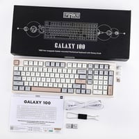EPOMAKER Galaxy100 Aluminium Mechanikus Gamer Billentyűzet - 96% Méret, 8000 mAh, QMK/VIA, Vezeték Nélküli, Hot-Swap, Retro Dizájn, Wisteria 8
