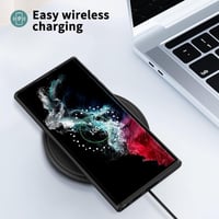 Samsung Galaxy S22 Ultra 5G Vékony Fekete TPU Védőtok 5