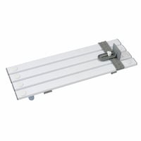 NRS Healthcare M78366 Roštové sedadlo do vane 710x230x20 mm biele, neúplné — chýba 1 ks bočnej opierky (stav: pozri 2. obrázok) 1