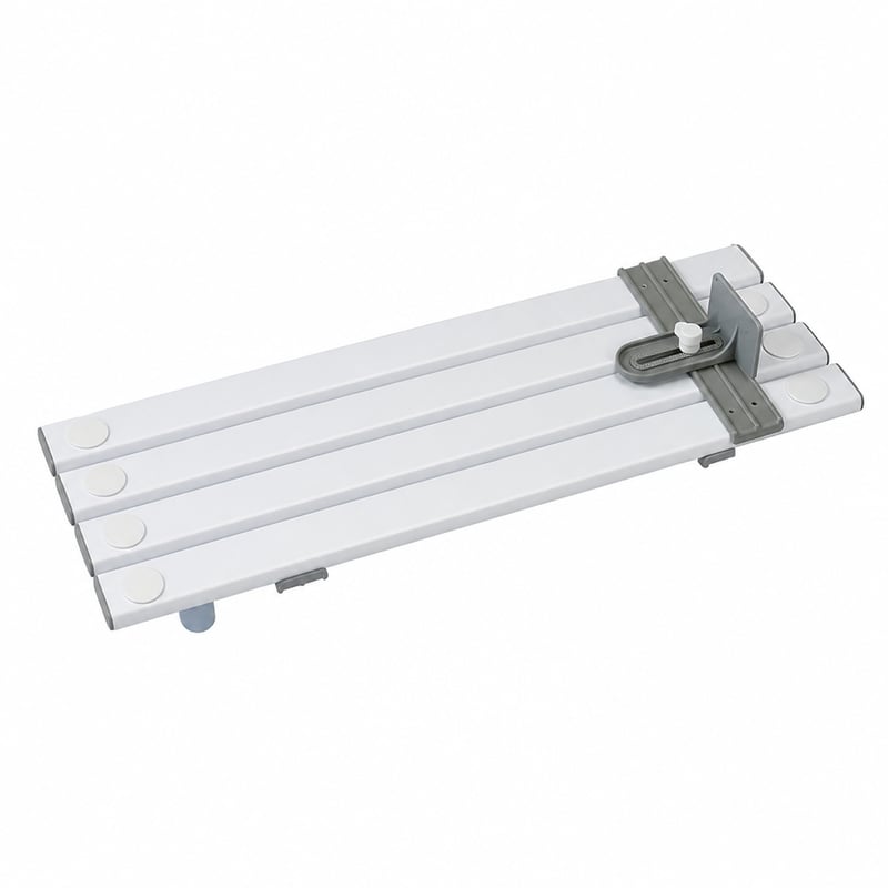 NRS Healthcare M78366 Roštové sedadlo do vane 710x230x20 mm biele, neúplné — chýba 1 ks bočnej opierky (stav: pozri 2. obrázok)