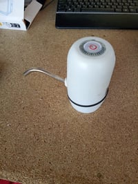 Pompă de Apă Automată NK cu Încărcare USB, Oțel Inoxidabil, Fără BPA, pentru Bidoane de 1,5-18,9 L, Alb, 16 cm, Electrică și Portabilă 2