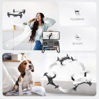 DEERC D20 Mini Drón Gyerekeknek 720P WiFi Kamerával, Összecsukható RC Quadcopter, 2 Akkumulátor, Hosszú Repülési Idő, Gesztus Irányítás, Kez 8