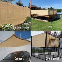 Vocray Árnyékoló Háló 3,5x3,5m - 90% UV Védelem, Légáteresztő Napvédő Háló Szemekkel, Pergola, Terasz, Erkély, Kocsibeálló és Medence Takará 8