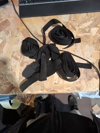 Chingă de ancorare Aulese, 4 bucăți, negru, 2,5 m, chingi de fixare cu capacitate de încărcare de 250 kg, cu cataramă din oțel inoxidabil, pentru mașină, suport de biciclete și camping 2