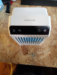 Răcitor de aer portabil Tiptop Home cu rezervor de apă de 1000 ml, temporizator 2-12H, 4 viteze, 7 culori — defect, pentru piese: nu se rotește (stare: vezi imaginea 2) 3