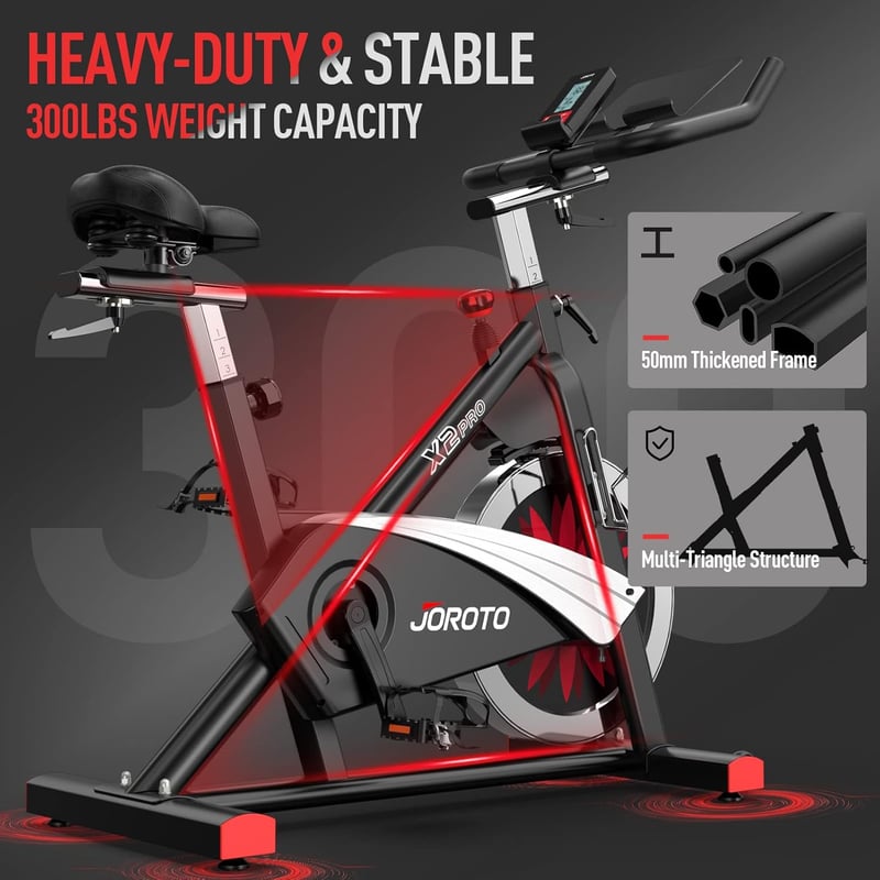 JOROTO X2PRO Bluetooth Szobakerékpár - 150kg Teherbírás, Mágneses Ellenállás