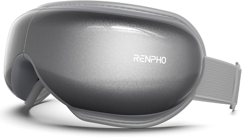 RENPHO Eyeris 1 Szemmaszírozó Készülék Melegítéssel, Vibrációval és Bluetooth Zenével - Enyhíti a Szemfáradtságot, Javítja az Alvásminőséget