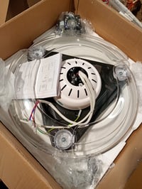 AUTODAY összecsukható mennyezeti ventilátor LED világítással, DC motor, 108 cm, 36W — hiányzó csavarkészlet (állapot: lásd a 2. képet) 2