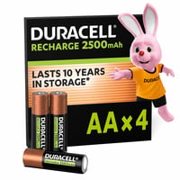 Duracell Recharge Ultra AA punjive baterije 2500 mAh, prethodno napunjene NiMH baterije za svakodnevne uređaje — set od 2 komada 1