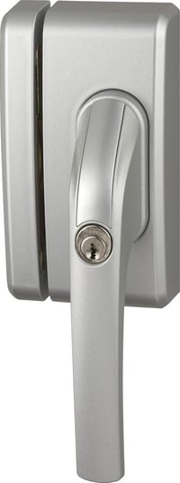 ABUS FO400A Ablak Kilincs Zár, Ezüst Alumínium-Műanyag Biztonsági Zár Riasztóval, 2 Kulccsal, Betörésvédelem Otthonába 2