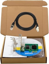 ULANSeN Intel I225-V 2.5Gbps PCIe Hálózati Kártya Cat8 Kábellel 8
