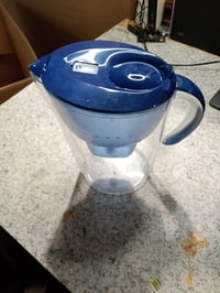 BRITA Marella XL vízszűrő kancsó kék 3,5 l szűrőbetét nélkül használt 3