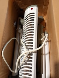 Reer EasyHeat Flex stol za previjanje s infracrvenim grijačem i stalkom — neispravno, za dijelove: ne grije, samo se uključi (stanje: vidi 2. sliku) 2