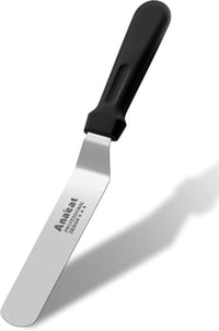Anaeat 15 cm-es profi szögletes tortalapát - vastag cukormáz kenő spatula 1