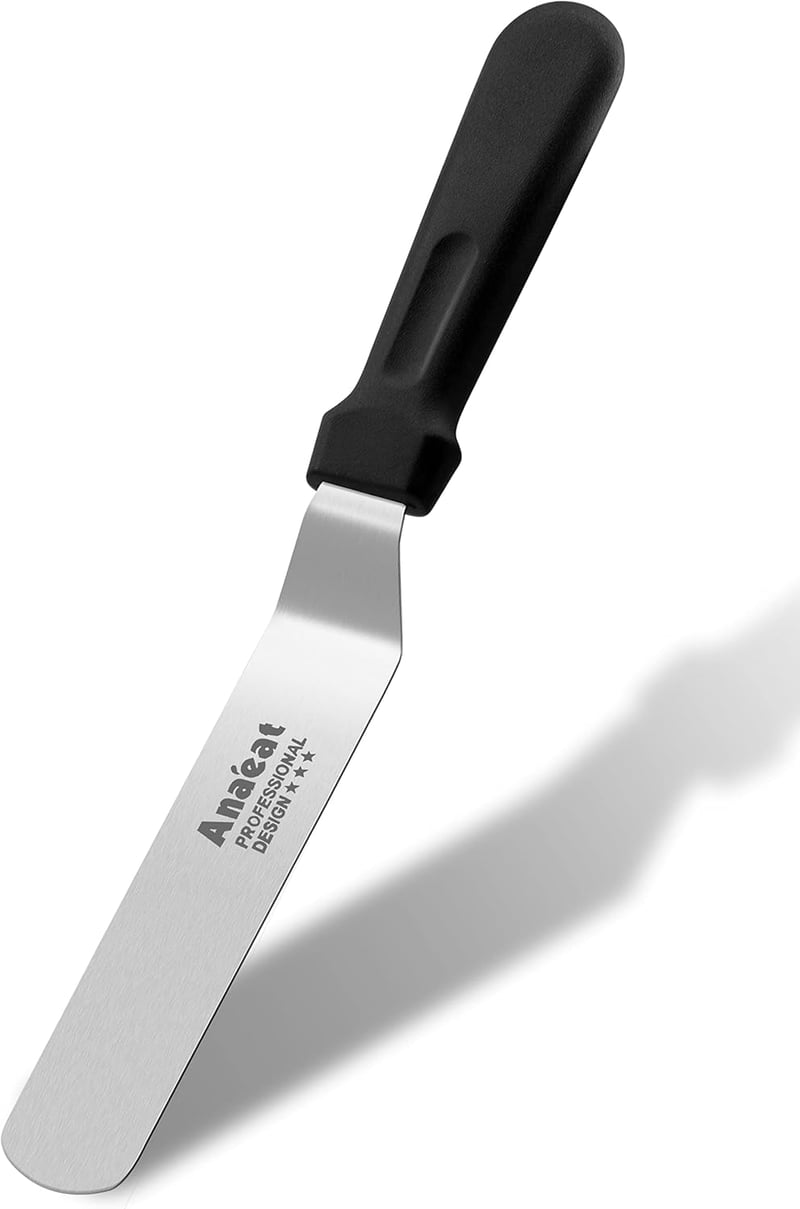 Anaeat 15 cm-es profi szögletes tortalapát - vastag cukormáz kenő spatula