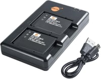 Sony NP-FT1 akkumulátor szett: 2db újratölthető akku és dupla töltő CyberShot kamerákhoz 1